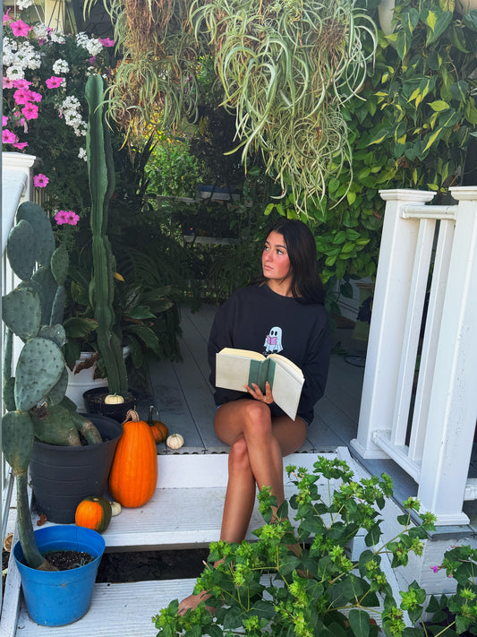 Ghostly Reading Crewneck