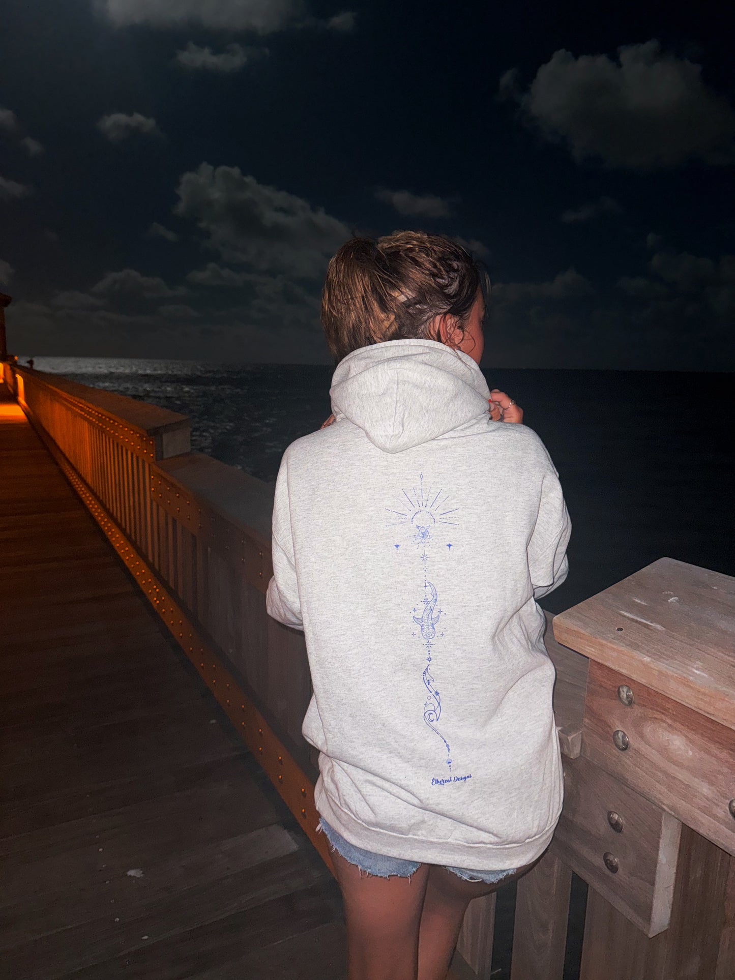 Ocean Spine Tat Hoodie