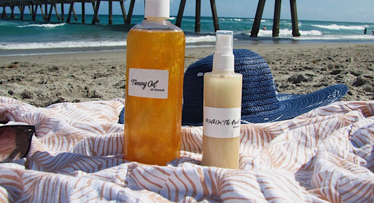 Tanning Oil and Perfume Combo