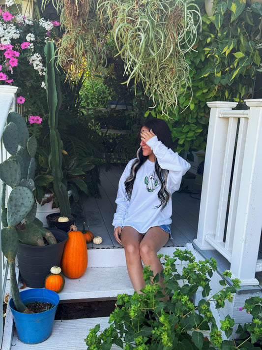 Cactus Ghost Crewneck