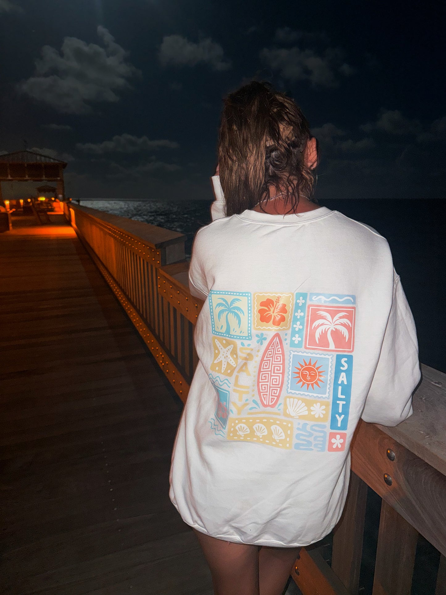 Sea Stamps Crewneck