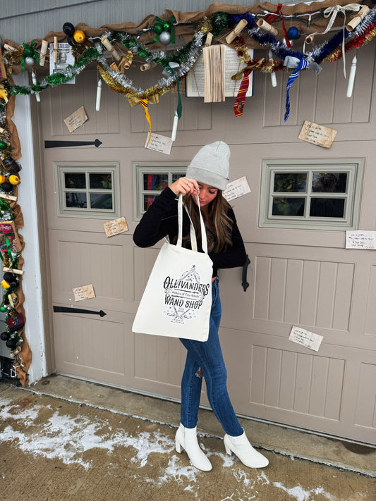 Ollivanders Wand Shop Tote Bag