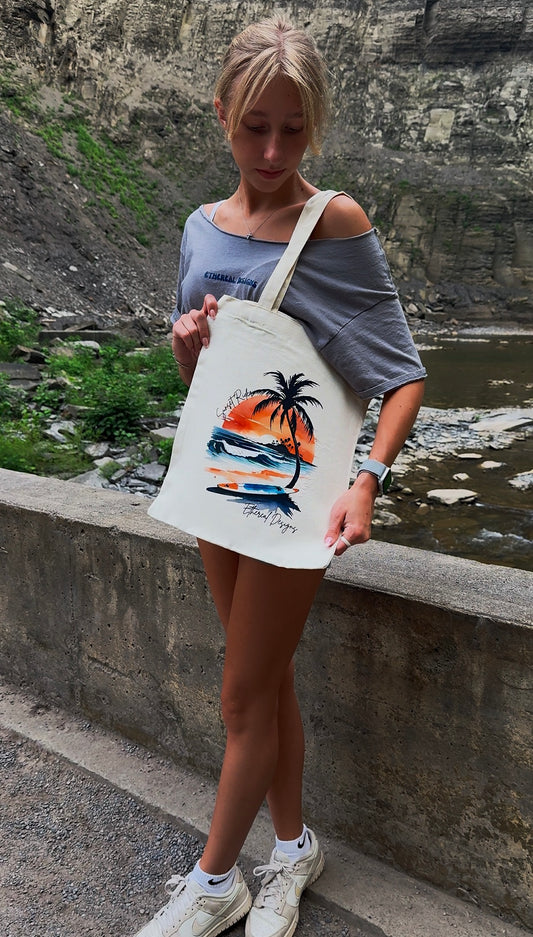 Sunset Palms Tote Bag