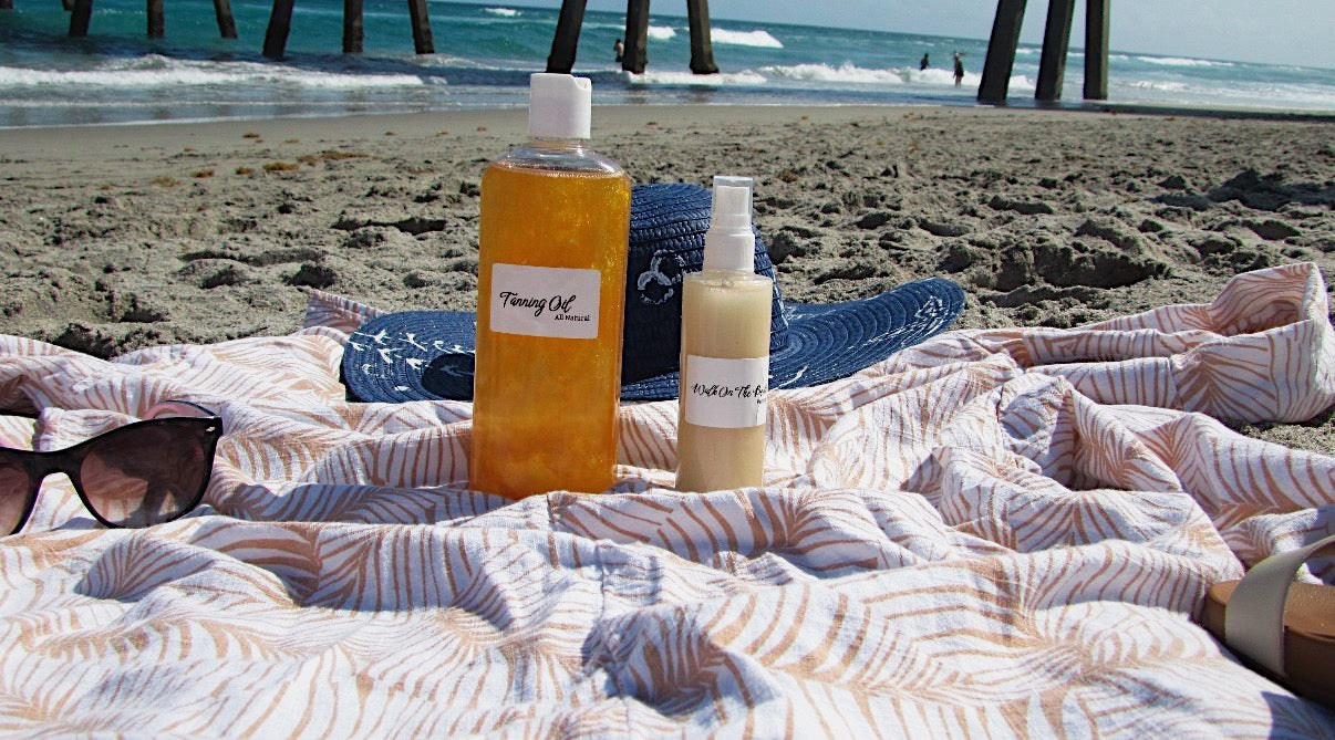 Tanning Oil and Perfume Combo