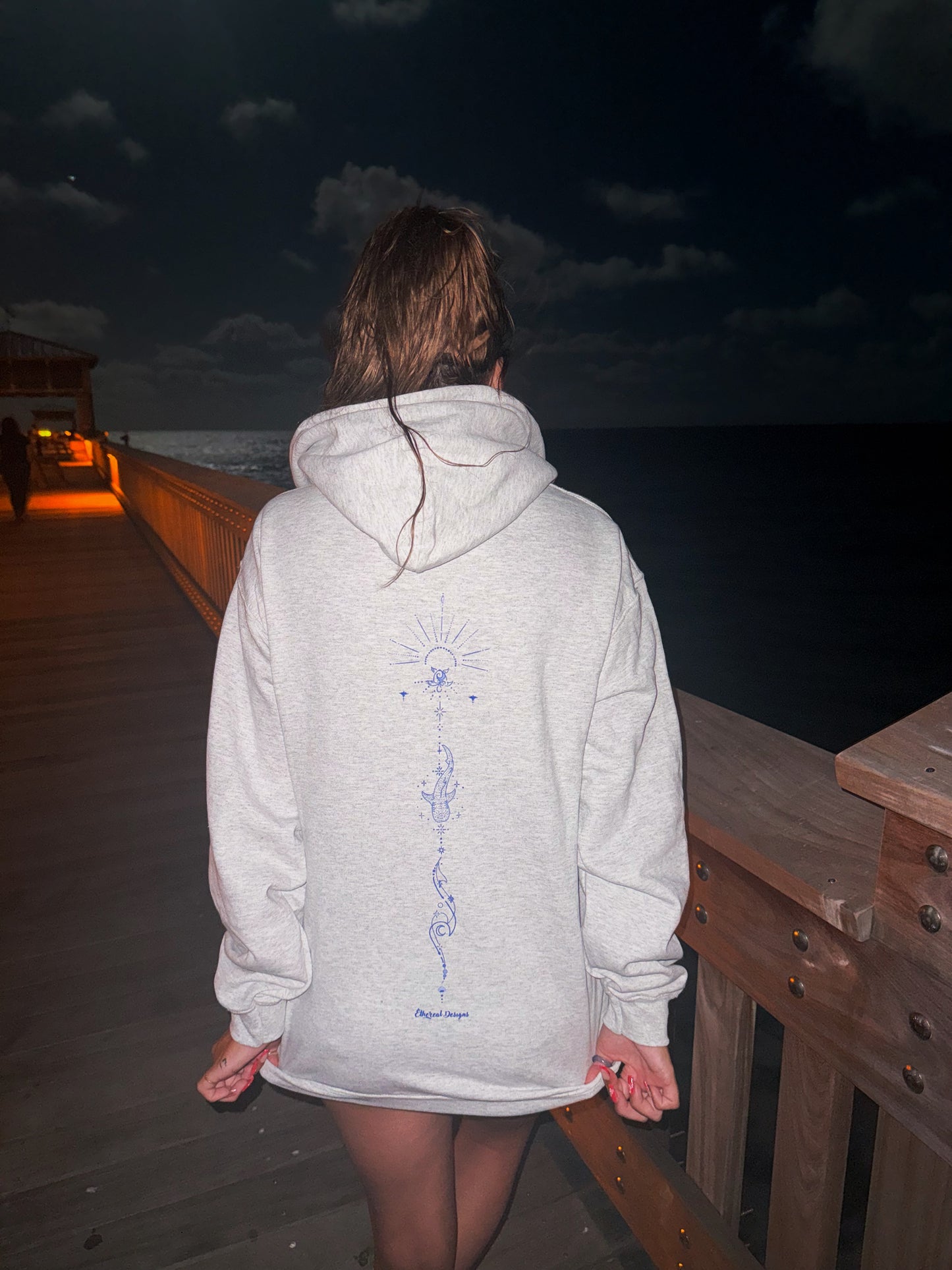 Ocean Spine Tat Hoodie