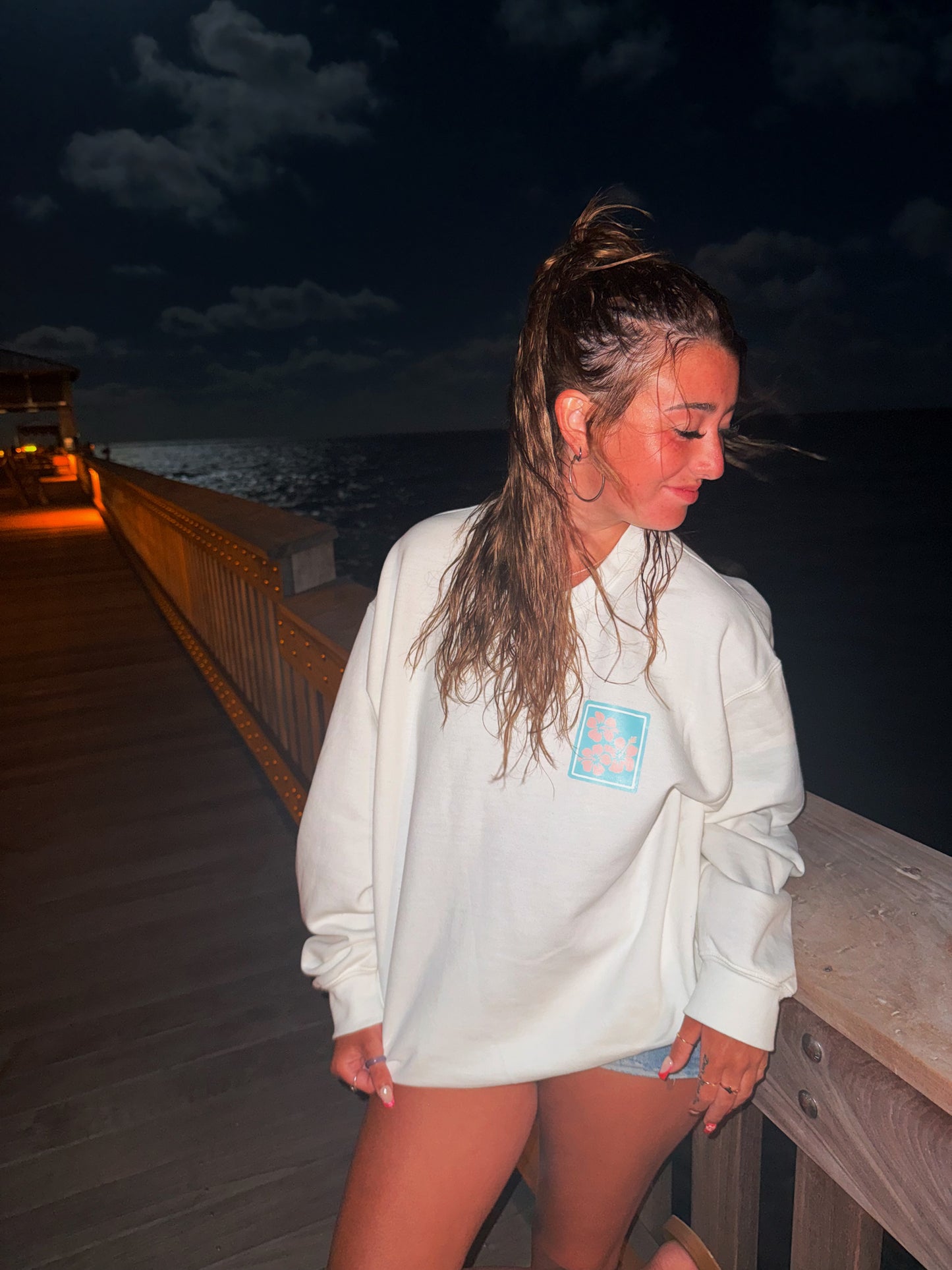 Sea Stamps Crewneck
