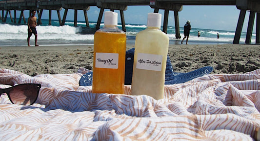 Tanning Oil and After Sun Lotion
