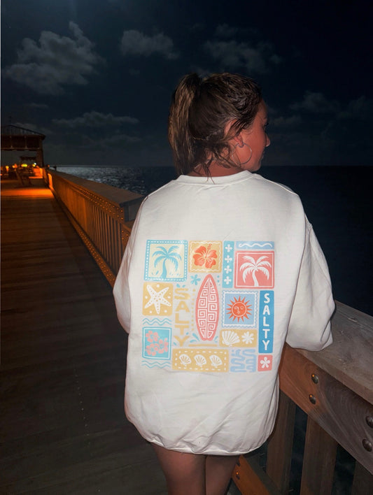 Sea Stamps Crewneck